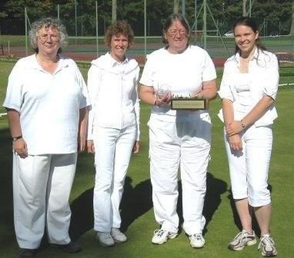 IMG_1231.jpg - Jean holding the Ladies Golf Trophy with contestants Jean, Tina and Amanda