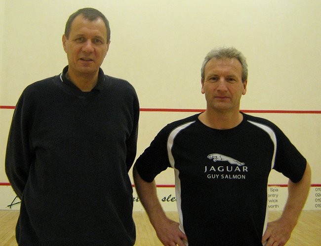 pic04.jpg - Mike Livock and Cerryg Jones, UK Racketball Champions and finalists in the Kenilworth Racketball Club Championships