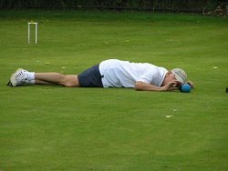 Croquet players