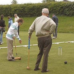 Croquet players