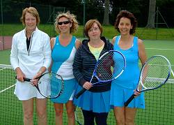 Ladies Handicap Doubles winners